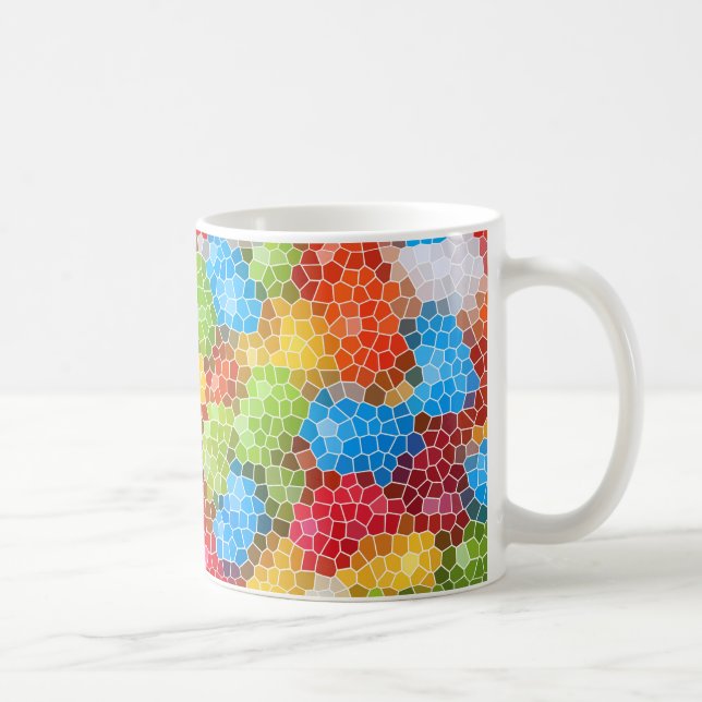 Ljus och färglös unik Mönster Kaffemugg (Höger)