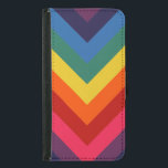 Ljus och färgstark Chevron Retro Rainbow Plånboksfodral För Samsung Galaxy S5<br><div class="desc">Ljus och färgstark Chevron Retro Rainbow mönster</div>