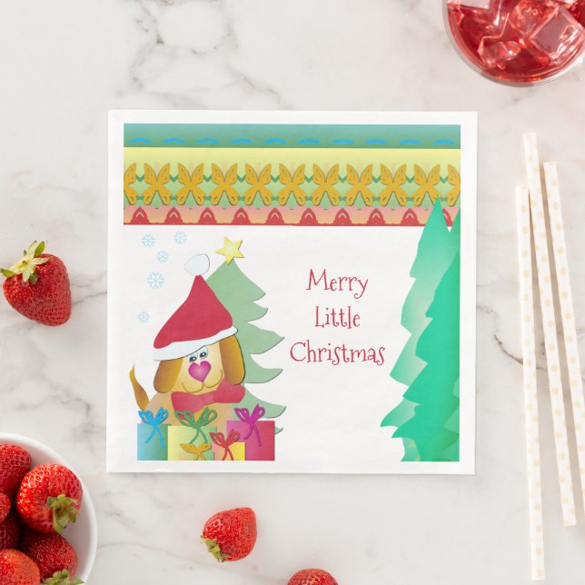 Ljus och färgstark pappersservett (Insitu)