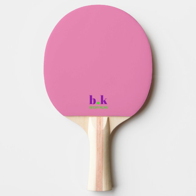 Ljus och färgstark Ping Pong Paddle Pingisracket (Framsidan)
