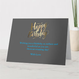 Ljus och glad födelsedag kort