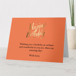 Ljus och glad födelsedag kort