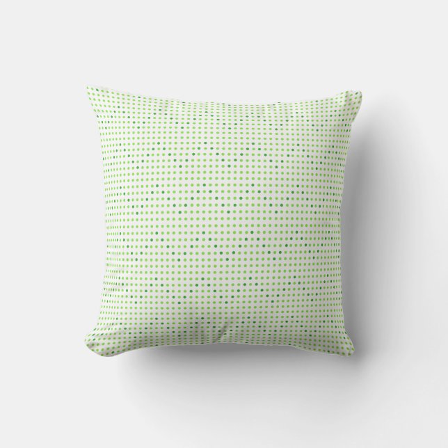 Ljus och Grönt Chevron Mönster Dot Pillows Kudde (Framsida)