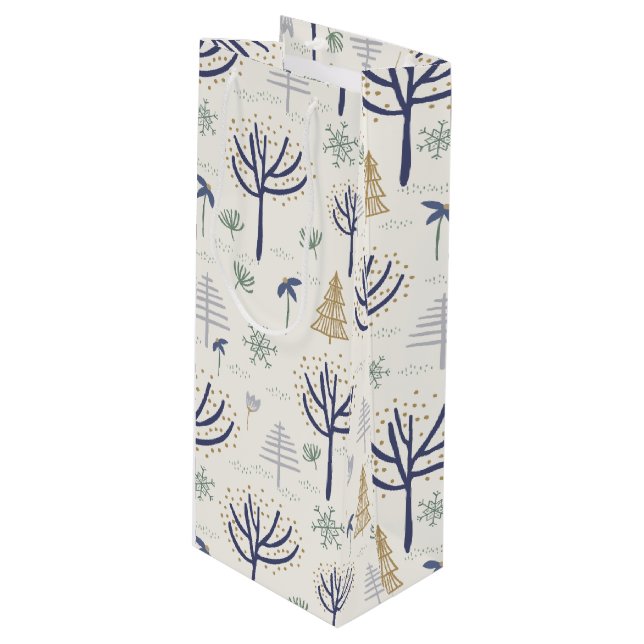 Ljus och prydnadsföremål i guld Silver Julgranar (Framsidan Vinklad)