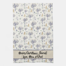 Ljus och prydnadsföremål i guld Silver Julgranar