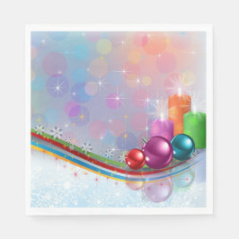 Ljus och prydnadsföremål pappersservett