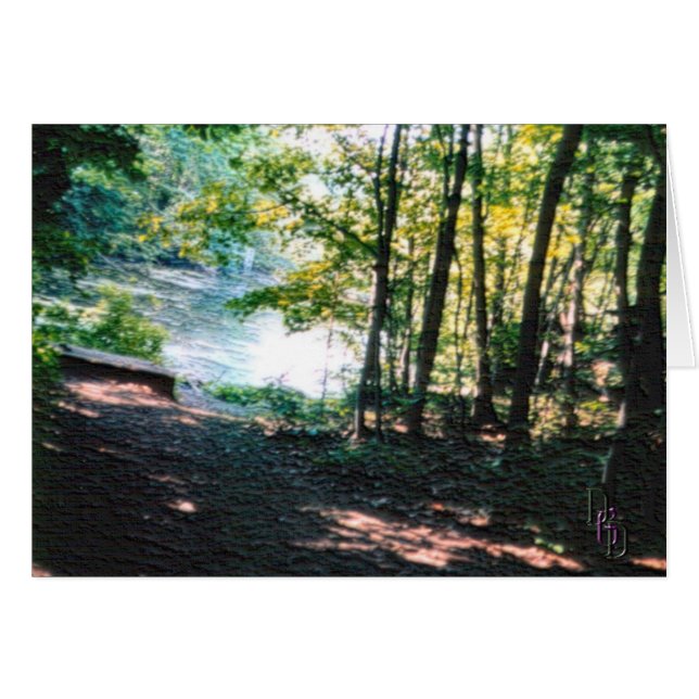 Ljus och skuggor 2 hälsningskort (Framsidan Horizontal)