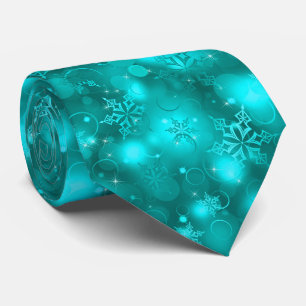 Ljus och snöflingor, kricka - julTies, Slips