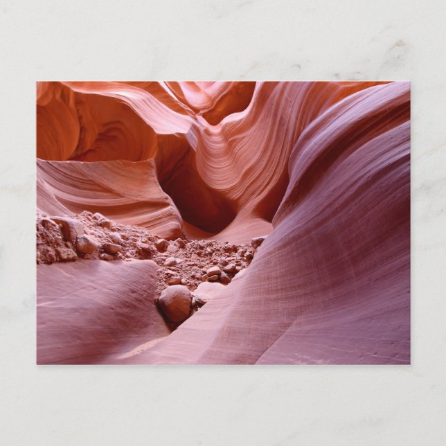 Ljus och sten i kanyon vykort (Framsida)