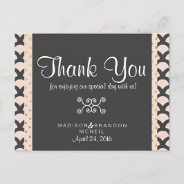 Ljus och vackert tack vykort