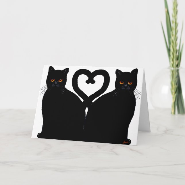 Ljus ögahjärta kort (Framsida)