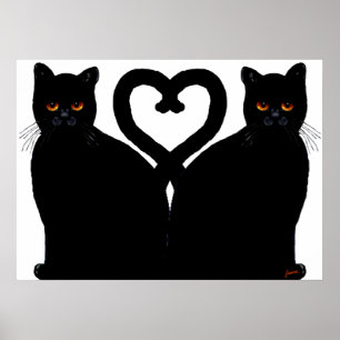 Ljus ögahjärta poster