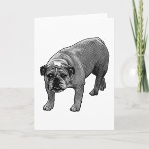 Ljus önskan Bulldog Kort