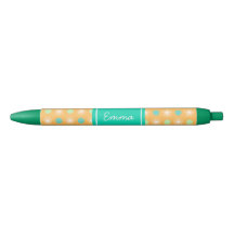 Ljus Orange Boho Retro Mönsterpenna