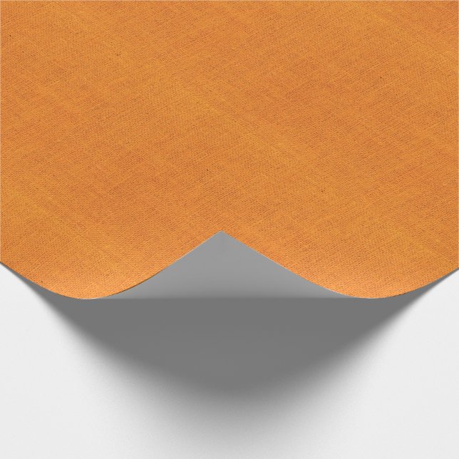 Ljus orange Burlapstruktur Presentpapper (Hörn)