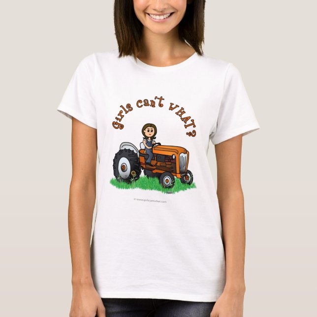 Ljus Orange Farmer T-shirt (Framsida)