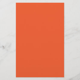 Ljus orange minimalistisk enfärgad bakgrund brevpapper