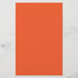 Ljus orange minimalistisk enfärgad bakgrund brevpapper
