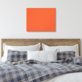 Ljus orange minimalistisk enfärgad bakgrund canvastryck