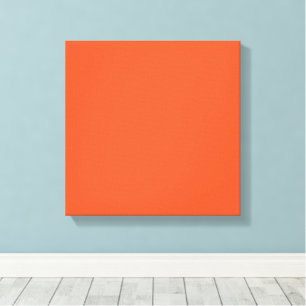Ljus orange minimalistisk enfärgad bakgrund canvastryck