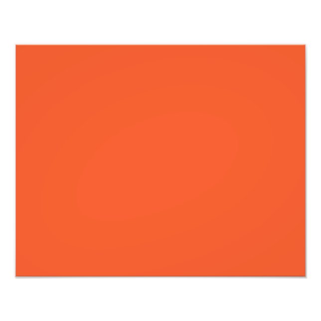 Ljus orange minimalistisk enfärgad bakgrund fototryck (Framsidan)