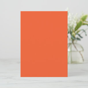 Ljus orange minimalistisk enfärgad bakgrund inbjudningar