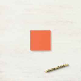 Ljus orange minimalistisk enfärgad bakgrund post-it block