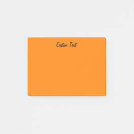 Ljus orange post-it block