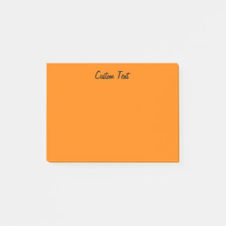 Ljus orange post-it block