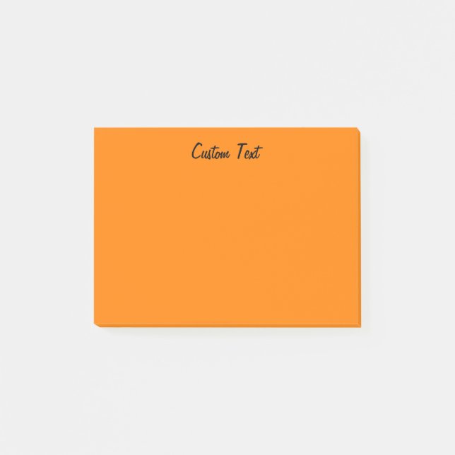 Ljus orange post-it block (Framsida)