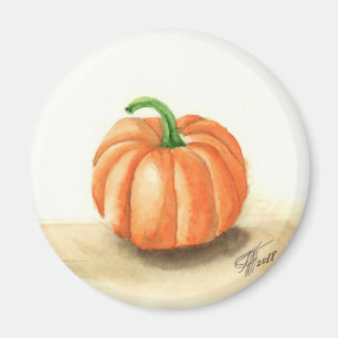 Ljus orange-pumpa magnet