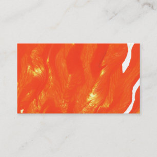 Ljus orange visitkort
