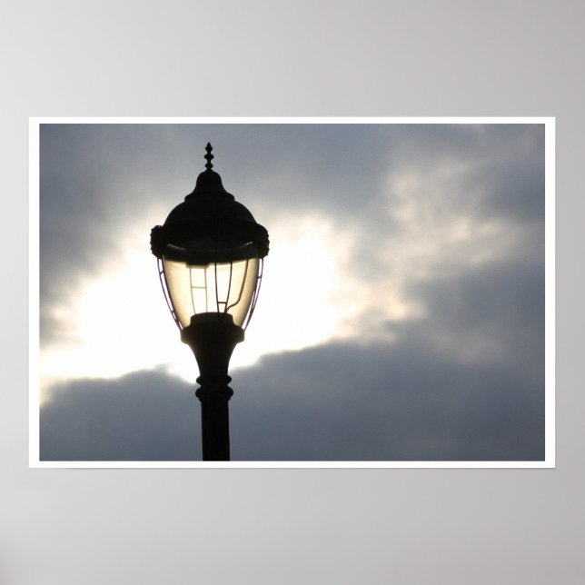 Ljus ovanifrån - Originalteckning från Mystic CT Poster (Framsidan)