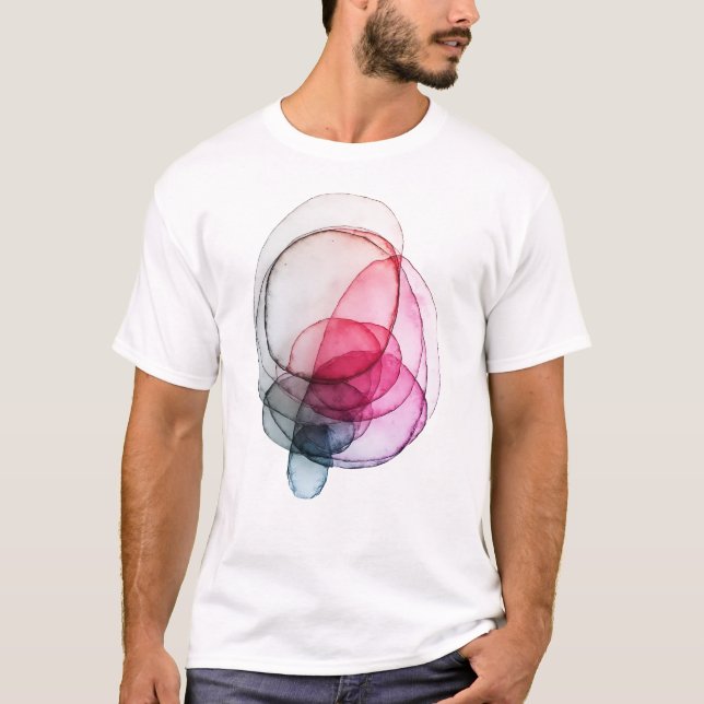 Ljus överlappning V02 T Shirt (Framsida)