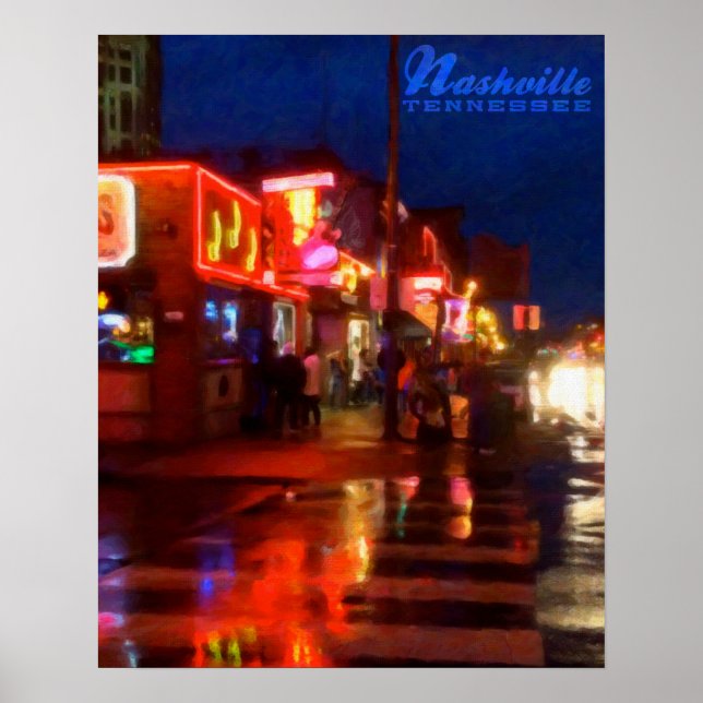 Ljus på Broadway, Nashville, Tennessee - Poster (Framsidan)