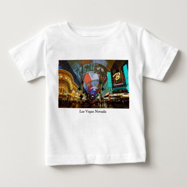 Ljus på Fremont Street T Shirt (Framsida)