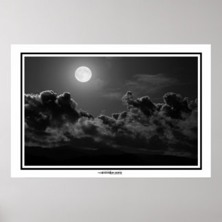 Ljus på hela månen poster