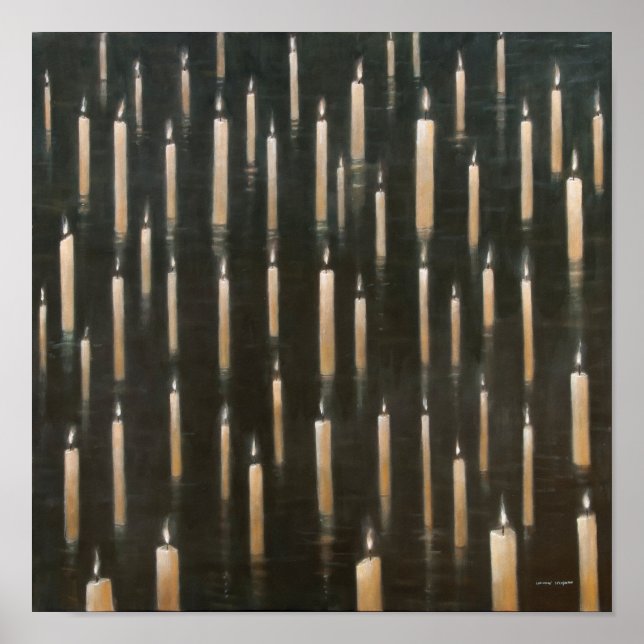 ljus på Sjö Udaipur India 2012 Poster (Framsidan)