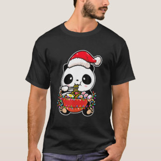 Ljus Panda som bär Kawaii Panda T Shirt