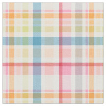 Ljus Pastell-rutig flervärgad klan-tartan