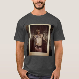 Ljus Peep t shirt top polaroid