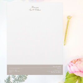 Ljus, pensel, spa och Hälsa Letterhead Brevhuvud