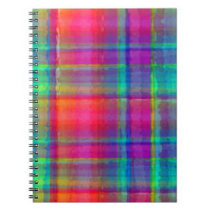 Ljus Plaid Anteckningsbok