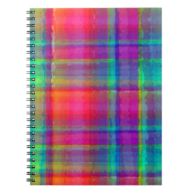 Ljus Plaid Anteckningsbok (Framsidan)