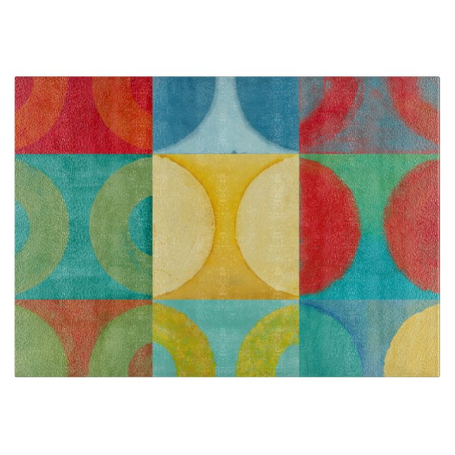 Ljus popup-bild med cirklar och fyrkanter (Framsidan)