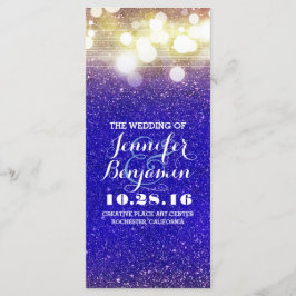 ljus-program för guld och blått program