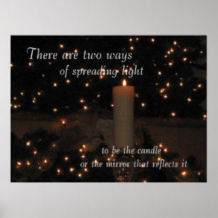 Ljus reflexion poster