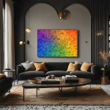 Ljus regnbåge geometrisk triangel gradient