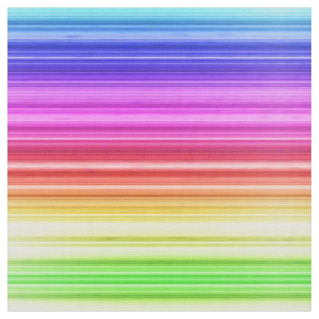 Ljus regnbåge II Fabrick Tyg (Närbild)