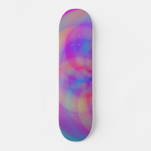 Ljus regnbåge mini skateboard bräda 18,5 cm